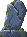 Gravestone, 27 by 37 pixels