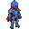 A knight drawn in isometric